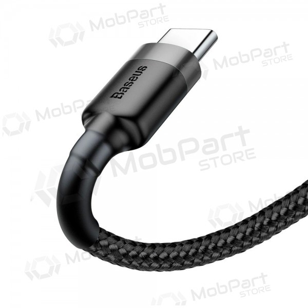 Cavo USB Baseus Cafule Type-C 2.0m 2.0A (grigio-nero) CATKLF-CG1