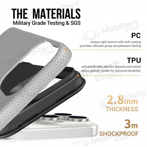 Apple iPhone 13 Pro Max custodia „Perfectionists“ (d'argento)