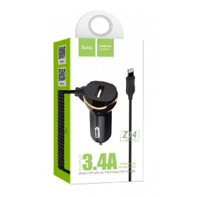 Caricatore per auto HOCO Z14 USB + 