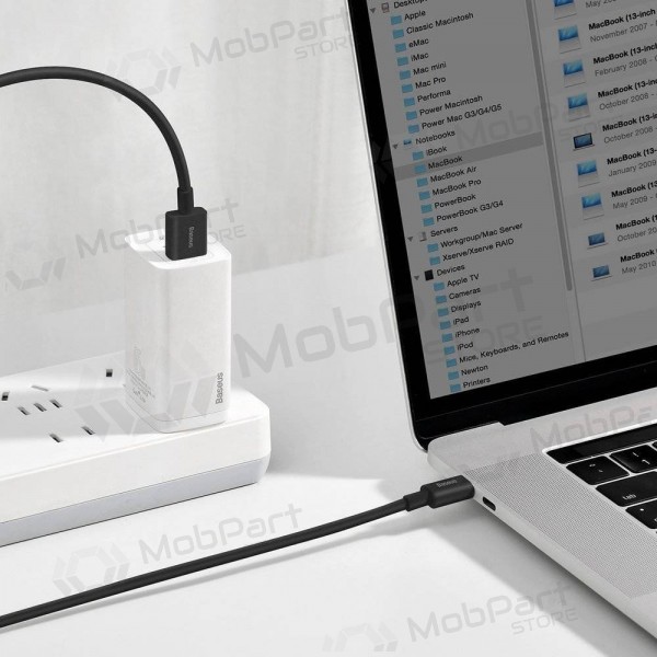 USB cavo Baseus Superior iš USB į Type-C 66W 2.0m nero CATYS-A01