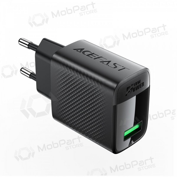Caricatore Acefast A90 18W USB-A nero