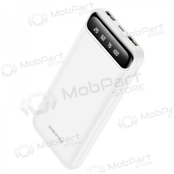 Batteria esterna Power Bank Borofone BJ14 Type-C microUSB 2*USB (2A) 10000mAh bianco Batteria esterna Power Bank Borofone BJ14 Type-C microUSB 2*USB (2A) 10000mAh bianco