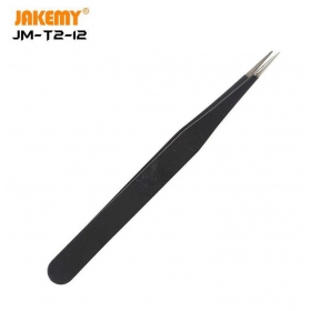 Pinzetta antistatica in metallo Jakemy JM-T2-12 ESD