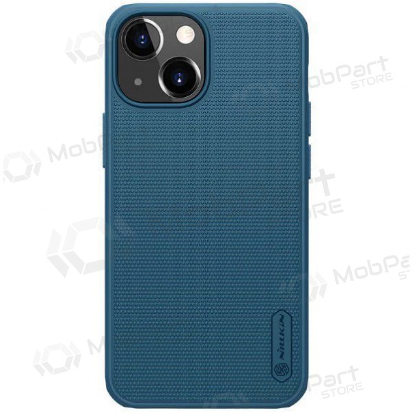Apple iPhone 14 custodia „Nillkin Frosted Shield“ (blu)
