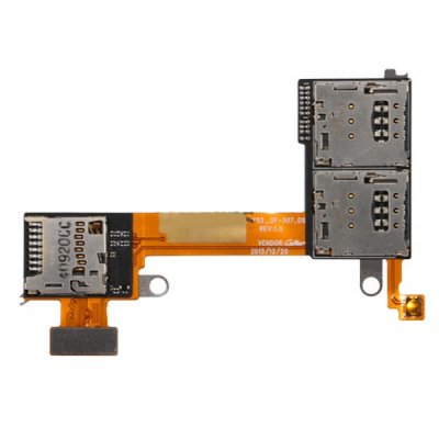 Sony Xperia M2 Dual D2302 / D2303 / D2305 / D2306 SIM e microSD cartas lizdo connettore