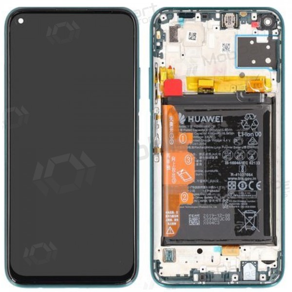Huawei P40 Lite schermo / display (Crush Green) (con una cornice e batteria) (service pack) (originale) Huawei P40 Lite schermo / display (Crush Green) (con una cornice e batteria) (service pack) (originale)
