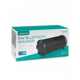 Bluetooth altoparlante portatile OMEGA OG71 BAZOOKA (MicroSD, mani libere,FM, AUX) (nero)