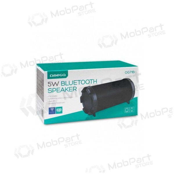 Bluetooth altoparlante portatile OMEGA OG71 BAZOOKA (MicroSD, mani libere,FM, AUX) (nero) Bluetooth altoparlante portatile OMEGA OG71 BAZOOKA (MicroSD, mani libere,FM, AUX) (nero)