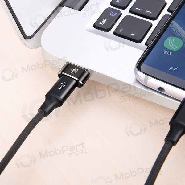 Adattatore Baseus Type-C to USB-A nero CAAOTG-01