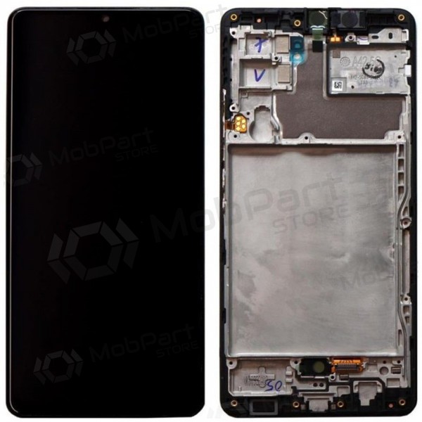 Samsung Galaxy A42 5G schermo / display (nero) (con una cornice) (originale) Samsung Galaxy A42 5G schermo / display (nero) (con una cornice) (originale)
