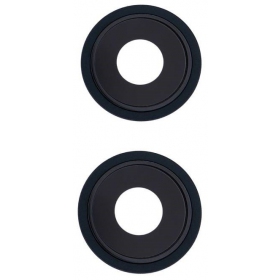 Apple iPhone 13 vetro della fotocamera (2pz) (Midnight) (con una cornice)