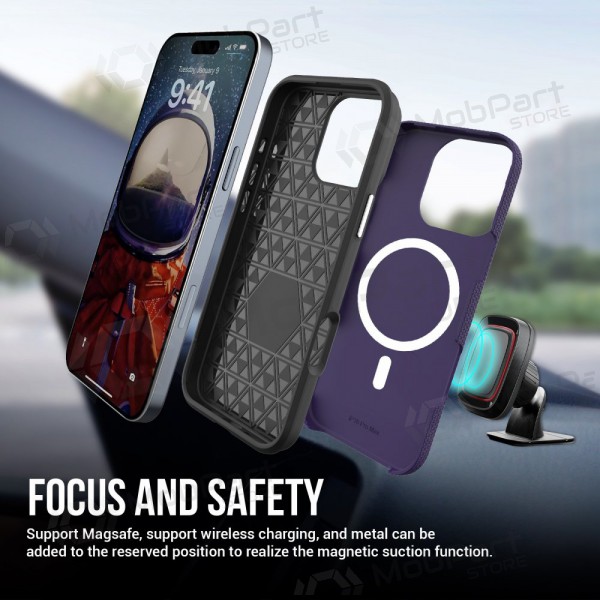 Apple iPhone 14 Pro Max custodia „Perfectionists“ (viola)