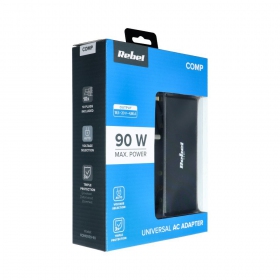 Caricatore REBEL for Notebook / Laptop 90W / 18-20V (nero)