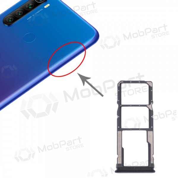 Xiaomi Redmi Note 8 / Redmi Note 8 2021 Porta SIM nero (Space Black) Xiaomi Redmi Note 8 / Redmi Note 8 2021 Porta SIM nero (Space Black)