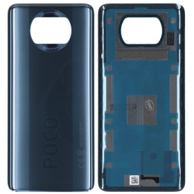 Xiaomi Poco X3 Pro / X3 / X3 NFC coperchio batteria posteriore (nero) (originale) (service pack)
