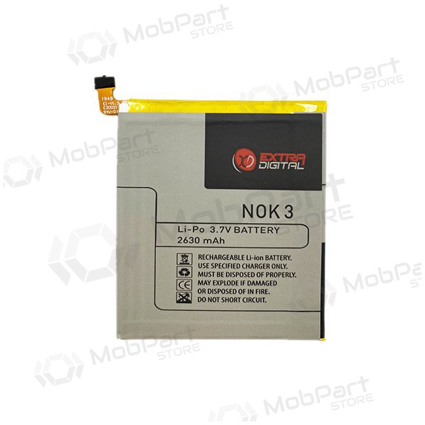 Nokia 3 batteria / accumulatore (2630mAh) Nokia 3 batteria / accumulatore (2630mAh)