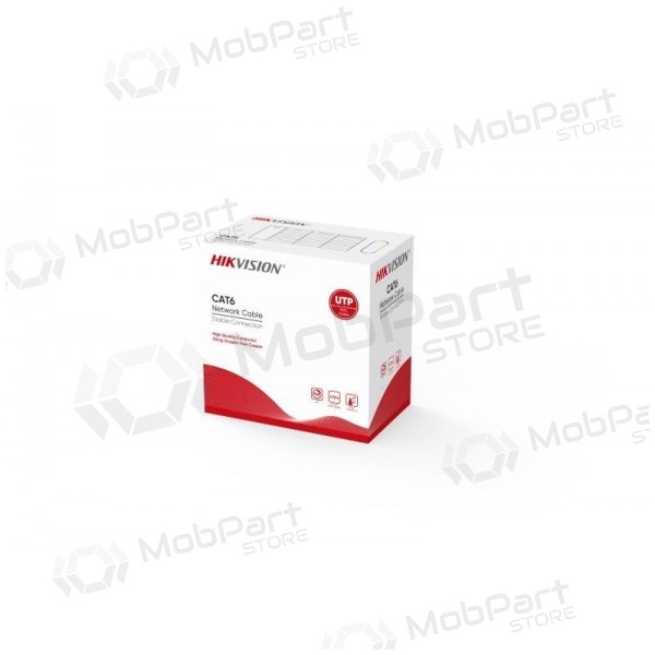 Cavo di connessione Hik-vision UTP 6 (anima-0.55mm, bobina 305m, per interni) DS-1LN6-UU.