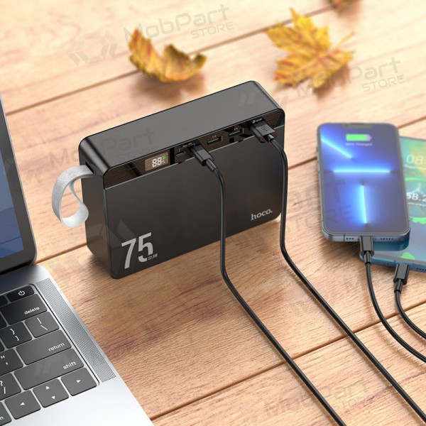 Batteria esterna Power Bank Hoco J94 Overlord 22.5W 75000mAh nero Batteria esterna Power Bank Hoco J94 Overlord 22.5W 75000mAh nero