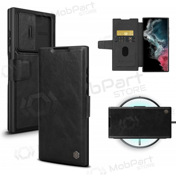 Samsung Galaxy S22 Plus custodia „Nillkin Leather“ (nero)