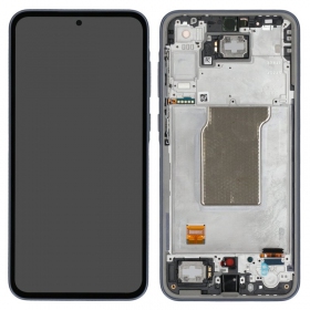 Samsung Galaxy A35 schermo / display (Navy) (con una cornice) (OLED)