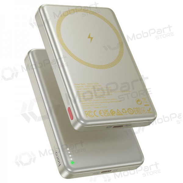 Batteria esterna Power Bank Hoco Q26A PD20W Magnetic 10000mAh d'oro Batteria esterna Power Bank Hoco Q26A PD20W Magnetic 10000mAh d'oro
