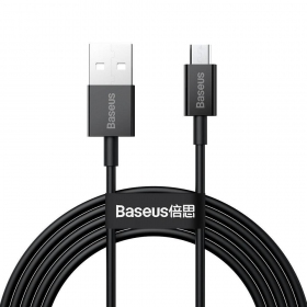 USB cavo Baseus Superior microUSB 2A 2.0m (nero) CAMYS-A01