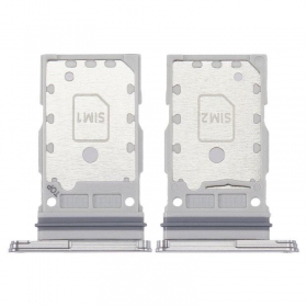 Samsung S901 / S906 Galaxy S22 / S22 Plus Porta SIM (Dual) (bianca)
