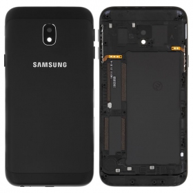 Samsung J330 Galaxy J3 2017 coperchio batteria posteriore (nero) (usato grade C, originale)