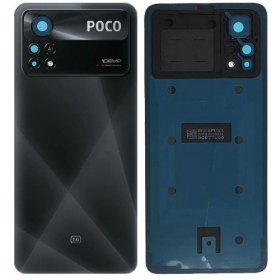 Xiaomi Poco X4 Pro 5G coperchio batteria posteriore (nero) (originale) (service pack)