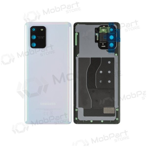 Samsung G770 Galaxy S10 Lite coperchio batteria posteriore bianca (Prism White) (usato grade C, originale) Samsung G770 Galaxy S10 Lite coperchio batteria posteriore bianca (Prism White) (usato grade C, originale)