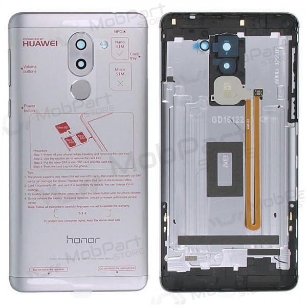 Huawei Honor 6X coperchio batteria posteriore (grigio) (usato grade C, originale) Huawei Honor 6X coperchio batteria posteriore (grigio) (usato grade C, originale)