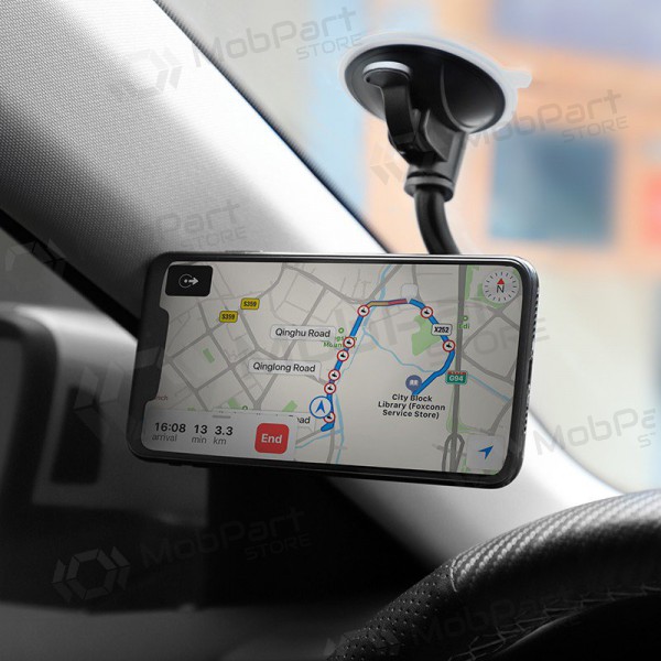 Porta cellulare da auto Hoco CA55, tvirtinamas ant stiklo, magnetinis