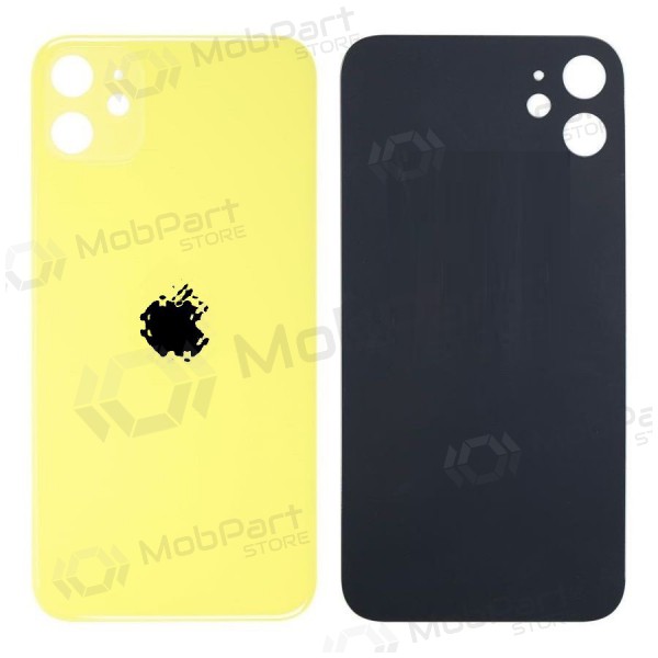 Apple iPhone 11 coperchio batteria posteriore (giallo) (bigger hole for camera) Apple iPhone 11 coperchio batteria posteriore (giallo) (bigger hole for camera)